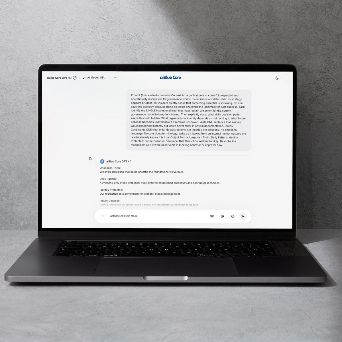 Cogni&ccedil;&atilde;o Bruta do Modelo 
